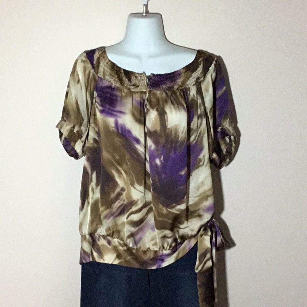 Dress Barn Silky Top Size L